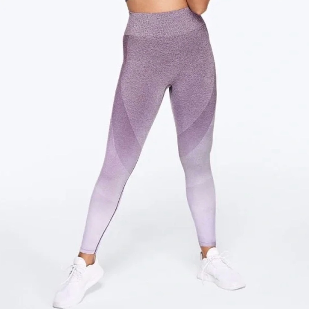 PINK Purple Ombré Seamless Leggings